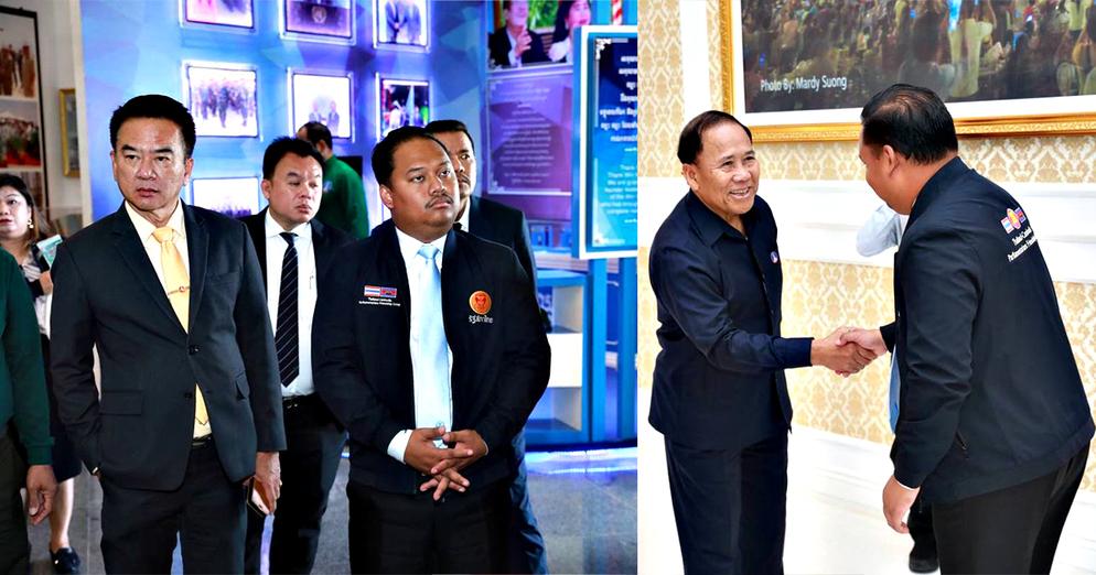 គណៈប្រតិភូក្រុមមិត្តភាពសភាថៃ-កម្ពុជាអញ្ជើញទស្សនា និងសិក្សាឈ្វេងយល់វិមាន ឈ្នះ ឈ្នះ