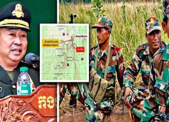 ឧត្តមសេនីយ៍ទោ​ ម៉ៅ​ ផល្លា​ ប្រាប់ថាការប៉ះទង្គិចគ្នាមួយប្រាវកាលពីព្រឹកមិញ គឺផ្តើមចេញពីទាហានថៃ ដោយបានបាញ់មកលើទាហានខ្មែរមុន...