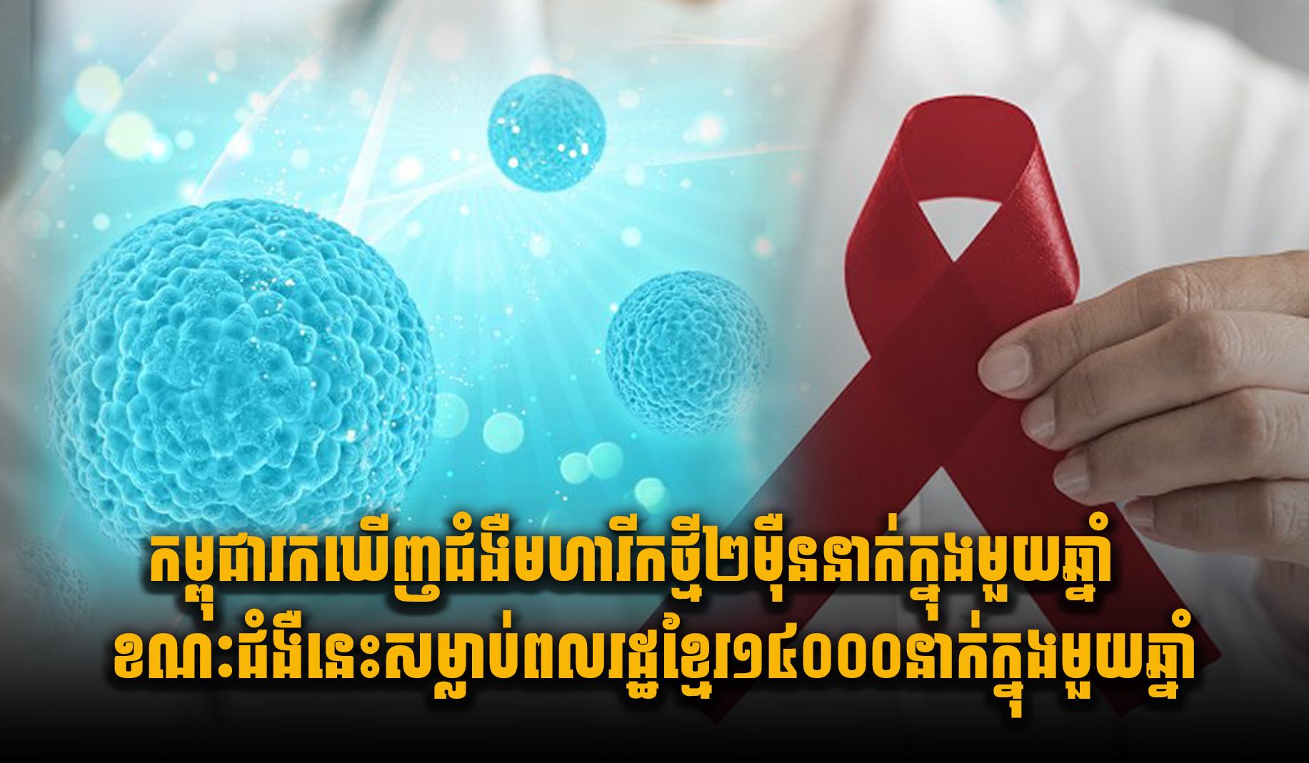 កម្ពុជារកឃើញជំងឺមហារីក ថ្មី២ម៉ឺននាក់ក្នុងមួយឆ្នាំ ខណៈជំងឺនេះសម្លា.ប់ពលរដ្ឋខ្មែរ១៤០០០នាក់ក្នុងមួយឆ្នាំ