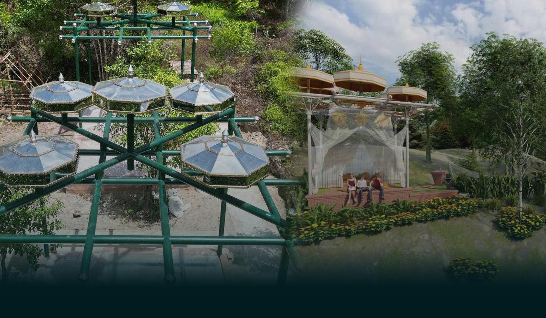 ទីលំហែបៃតងនៅលើភ្នំគូលែនបានចាប់ផ្តើមចេញជារូបរាងដើមទទួលភ្ញៀវទេសចរ