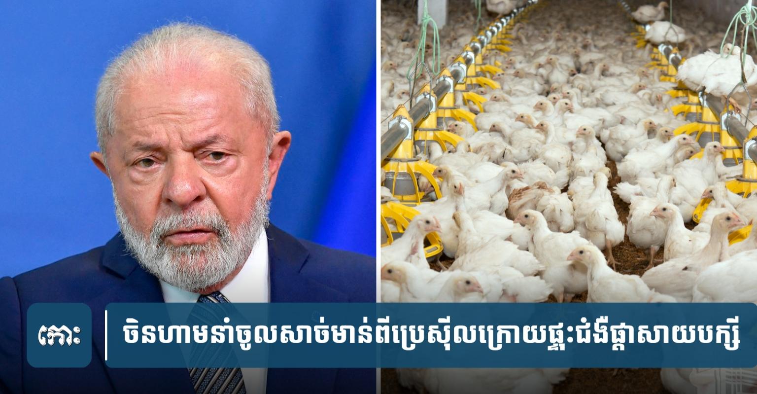 ប្រទេស​ខ្លះ​ហាម​នាំ​ចូល​សាច់​មាន់​ពី​ប្រេស៊ីល​ក្រោ​យ​ផ្ទុះ​ជំងឺ​ផ្ដាសាយ​បក្សី