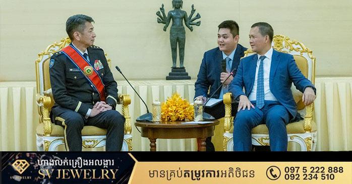 សម្តេចធិបតី ហ៊ុន ម៉ាណែត ជួប នាយឧត្តមសេនីយ៍ជប៉ុន MORISHITA Yasunori ពង្រឹងទំនាក់ទំនងការពារជាតិ