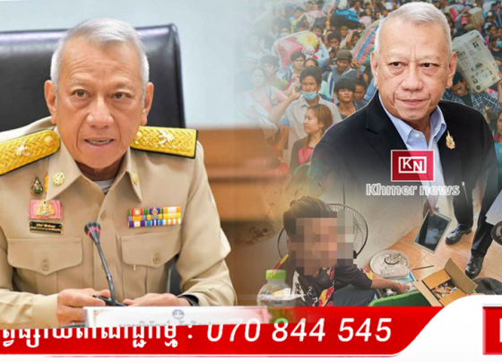 រដ្ឋមន្ត្រីក្រសួងការងារថៃ ចាប់ផ្តើមបង្ក្រាបលើពលករនិងជនបរទេស ដែលលួចការងារពលរដ្ឋខ្លួនធ្វើ