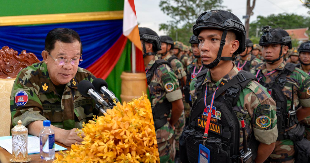 មិនខ្លាចសត្រូវ! សម្តេច ហ៊ុន សែន បញ្ជាក់ច្បាស់ប្រាប់មេបញ្ជាការកងទ័ពឱ្យត្រៀមការពារទឹកដីជាប់ព្រំដែនថៃ