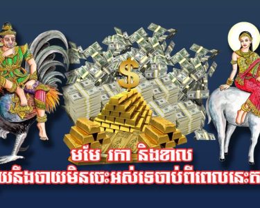មមែ រកា និង​ខាល លុយ​នឹង​ចាយ​មិន​ចេះ​អស់​ទេ​ចាប់ពី​ពេល​នេះ​តទៅ