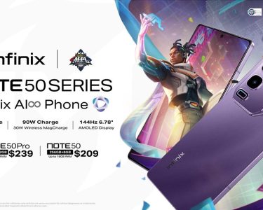 Infinix NOTE 50 Series ស្មាតហ្វូនបំពាក់មុខងារលំដាប់ Flagship, One-Tap Infinix AI ∞ និងការសាកថ្មកម្រិតខ្ពស់ 90W នៃ Note 50 series Collaboration ជាមួយ MLBB បានមកដល់ហើយ!!