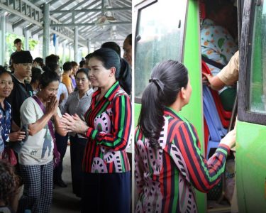អភិបាលខេត្ត​ប៉ៃលិន មក​ទទួល​ពលករ​ខ្មែរ​ដែល​មក​ពី​ថៃ និង​ដឹកតាម​រថយន្តក្រុង ទៅ​ស្រុក​កំណើត​វិញ