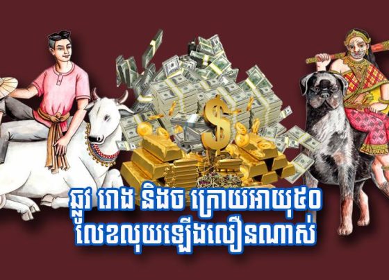 ឆ្លូវ រោង និង​ច ក្រោយ​អាយុ​៥០ លេខ​លុយ​ឡើង​លឿន​ណាស់