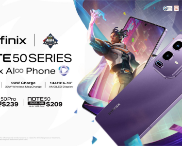 Infinix NOTE 50 Series ស្មាតហ្វូនបំពាក់មុខងារលំដាប់ Flagship, One-Tap Infinix AI ∞ និងការសាកថ្មកម្រិតខ្ពស់ 90W នៃ Note 50 series Collaboration ជាមួយ MLBB បានមកដល់ហើយ!!
