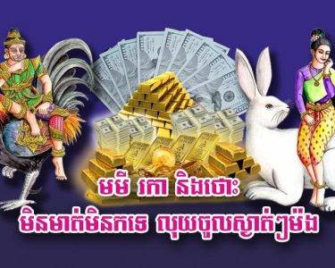 មមី រកា និង​ថោះ មិន​មាត់​មិន​ក​ទេ លុយ​ចូល​ស្ងាត់​ៗ​ម៉​ង