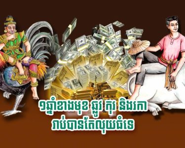 ១​ឆ្នាំ​ខាង​មុខ ឆ្លូវ កុរ និង​រកា រាប់​បាន​តែ​លុយ​ធំ​ទេ