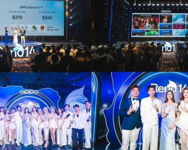 OPPO Reno14 Series 5G សម្ពោធផ្លូវការហើយ ជាមួយស្ទីលរចនាបថកន្ទុយទេពមច្ឆា និងមុខងារ AI សំខាន់ៗ