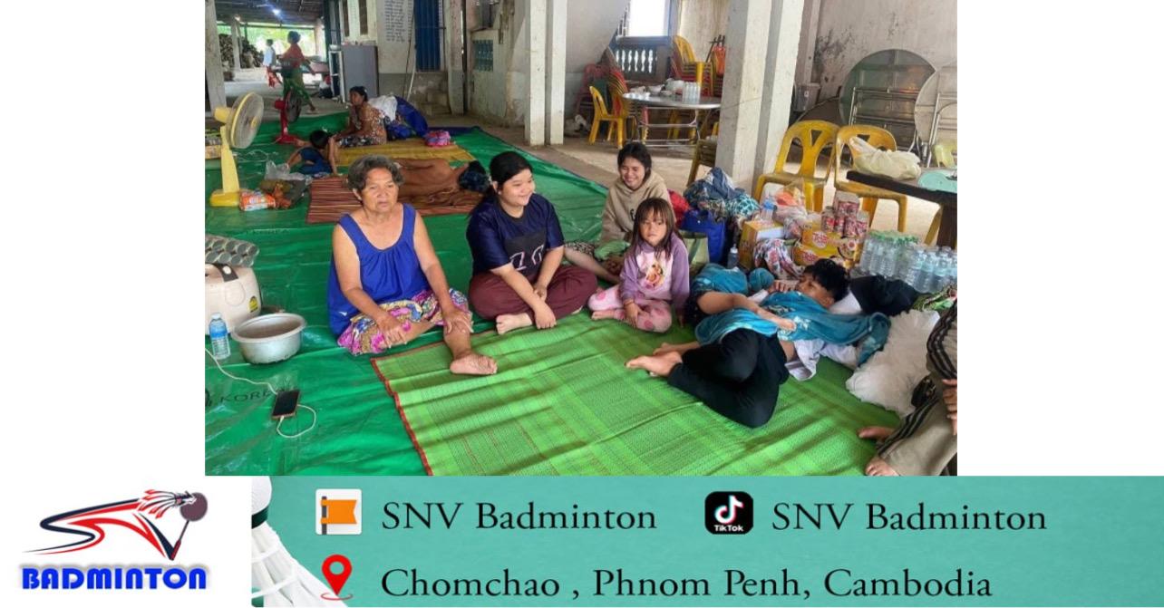 ទិដ្ឋភាពនៅទីតាំងជម្រកសុវត្ថិភាពបណ្តោះអាសន្នរបស់អ្នកភូមិព្រៃចាន់ នៅព្រឹកថ្ងៃទី១៣ ខែវិច្ឆិកា ឆ្នាំ២០២៥