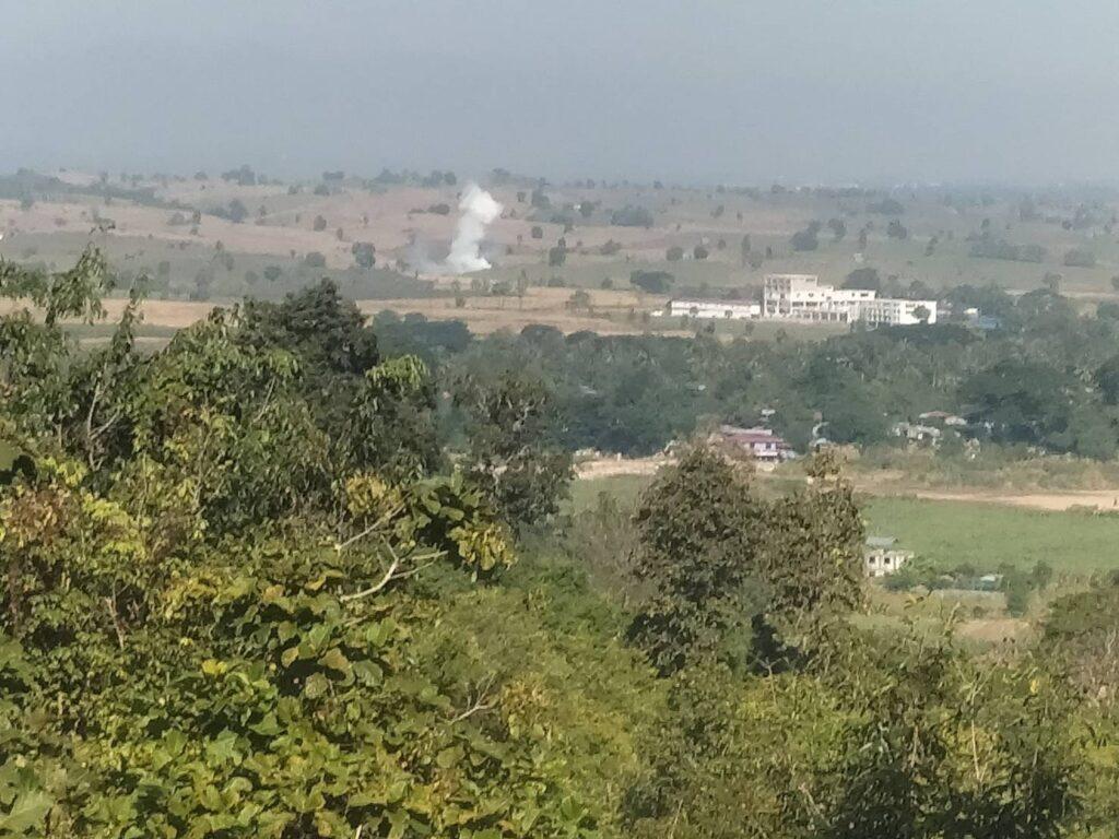 គ្រាប់កាំភ្លើងធំមីយ៉ាន់ម៉ា៥គ្រាប់ធ្លាក់លើដីថៃ បណ្ដាលឲ្យ៤នាក់រងរបួស