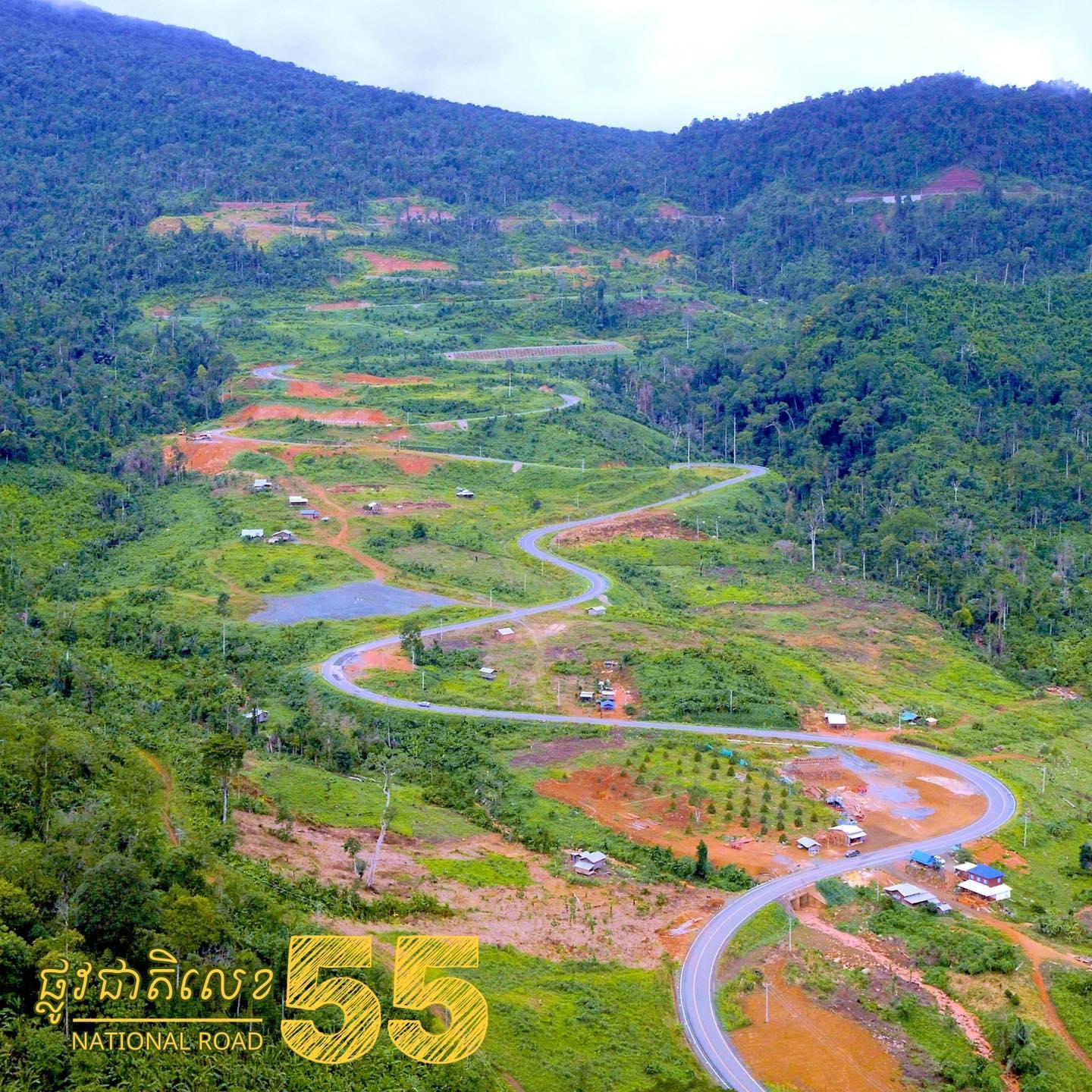 ផ្លូវជាតិលេខ៥៥៖ សរសៃឈាមសេដ្ឋកិច្ច និងតំបន់ទេសចរណ៍ធម្មជាតិដ៏ស្រស់ត្រកាល