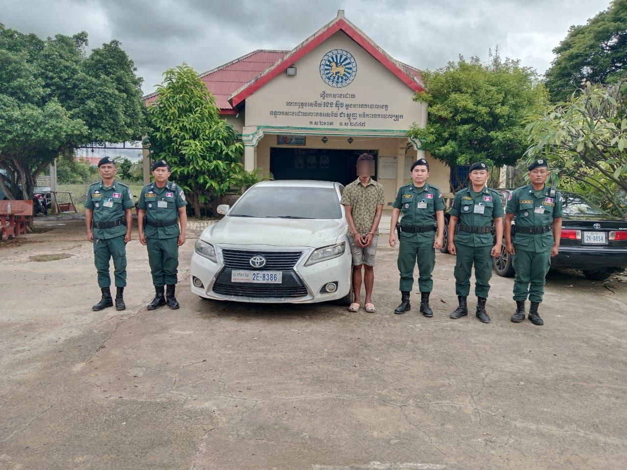 បង្ក្រាបបានភ្លាមៗ! ជនសង្ស័យលួចរថយន្តនៅក្រុងប៉ោយប៉ែត ត្រូវឃាត់ខ្លួនត្រឹម៣ម៉ោង