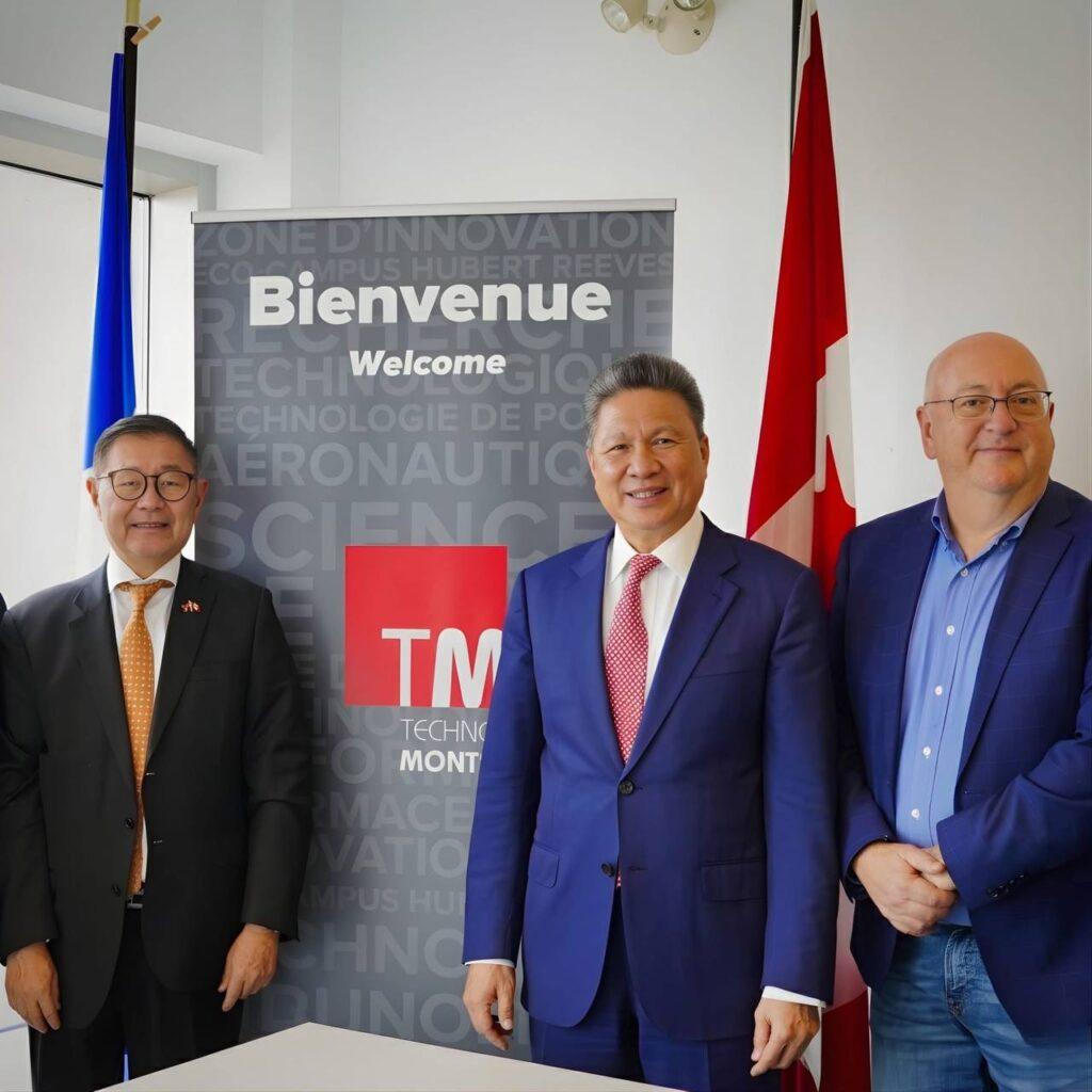 លោក ស៊ុន ចាន់ថុល ជួបប្រធាន Technoparc Montréal ស្វែងយល់គំរូឧទ្យានបច្ចេកវិទ្យាប្រកបដោយចីរភាពរបស់កាណាដា ត្រៀមជំរុញវិស័យបច្ចេកវិទ្យាកម្ពុជា