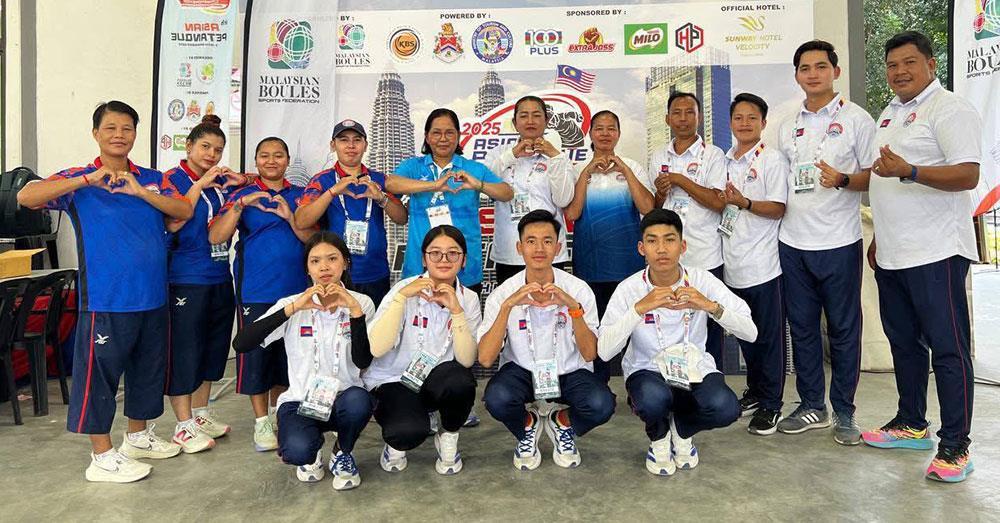 កម្ពុជា បន្តគ្រងមេដាយមាស ២ និងប្រាក់ ១ ក្នុងការប្រកួតប៉េតង់ជើងឯកអាស៊ី នៅម៉ាឡេស៊ី!