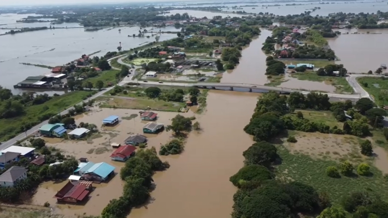 ទឹកជំនន់អយុធ្យា កាន់តែសាហាវ សម្លាប់មនុស្សកើនដល់ ១៥នាក់ និងលិចលង់ប្រាសាទបុរាណ!