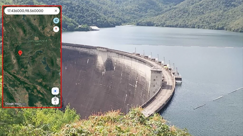 រញ្ជួយដីក្បែរទំនប់ Bhumibol ធ្វើឲ្យមន្ត្រីថៃប្រញាប់ចុះពិនិត្យ តែធានាថាមិនប៉ះពាល់!