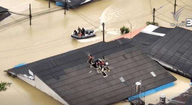 ទឹកជំនន់ភាគខាងត្បូងថៃ ខាតបង់ជិត ២៥ ពាន់លានបាតក្នុងមួយខែ