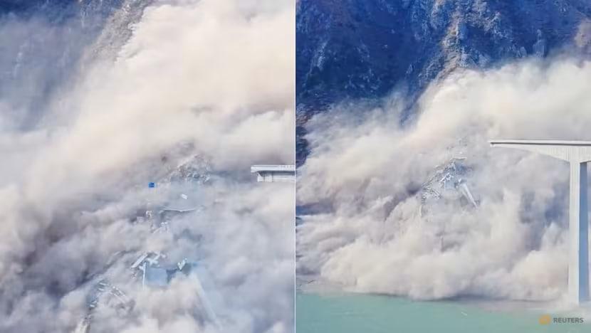 ហួសចិត្ត! ស្ពាន Hongqi ទើបសង់រួច បាក់រលំមួយផ្នែកនៅខេត្ត Sichuan ចិន ក្រោយរងការបាក់ដី!