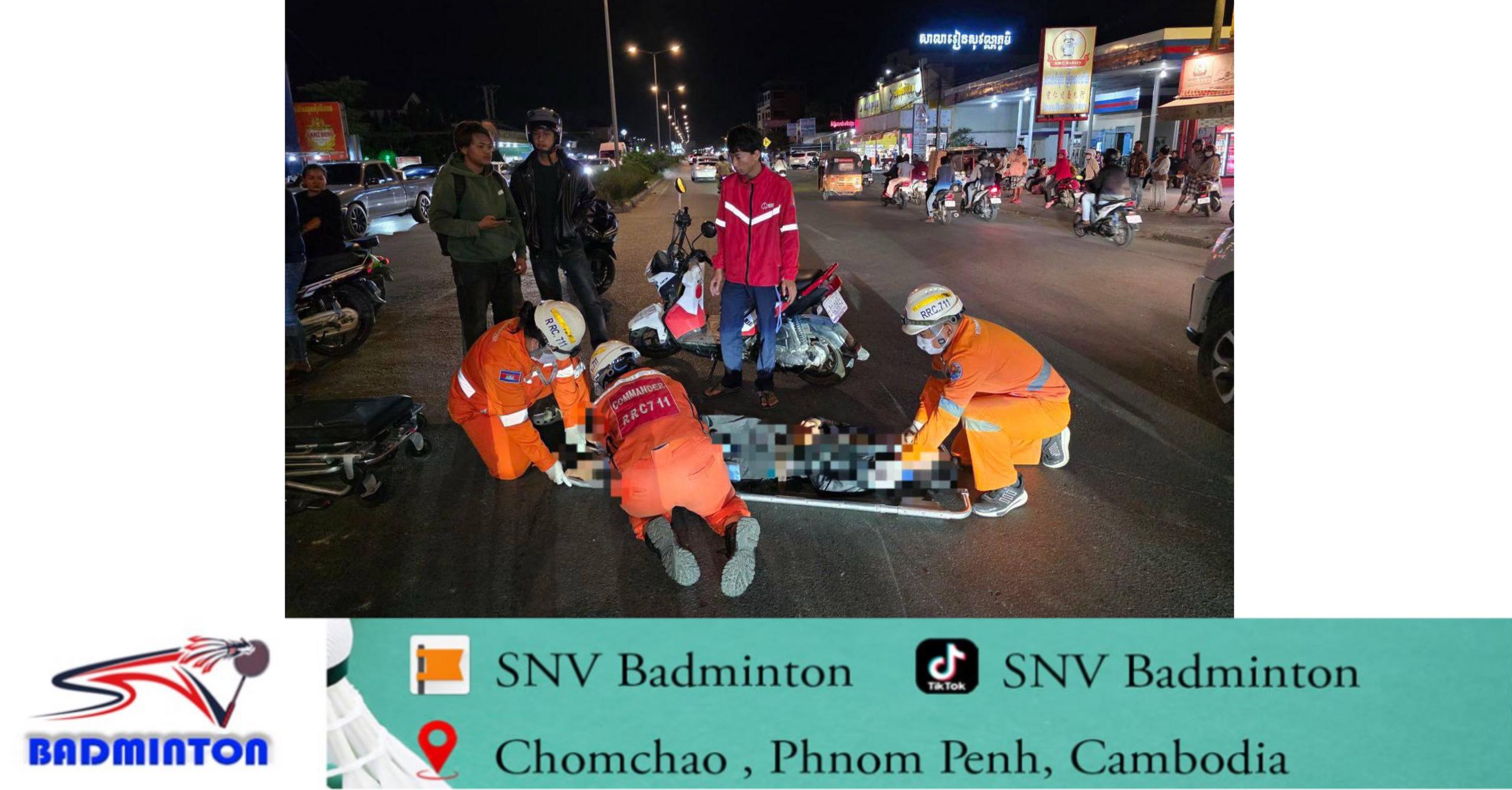 បុរសអាយុ ៤៤ឆ្នាំបើករ៉ឺម៉កលឿនបុកបង្គោលភ្លើង រងរបួសធ្ងន់នៅផ្លូវក្រវាត់ក្រុងទី៣