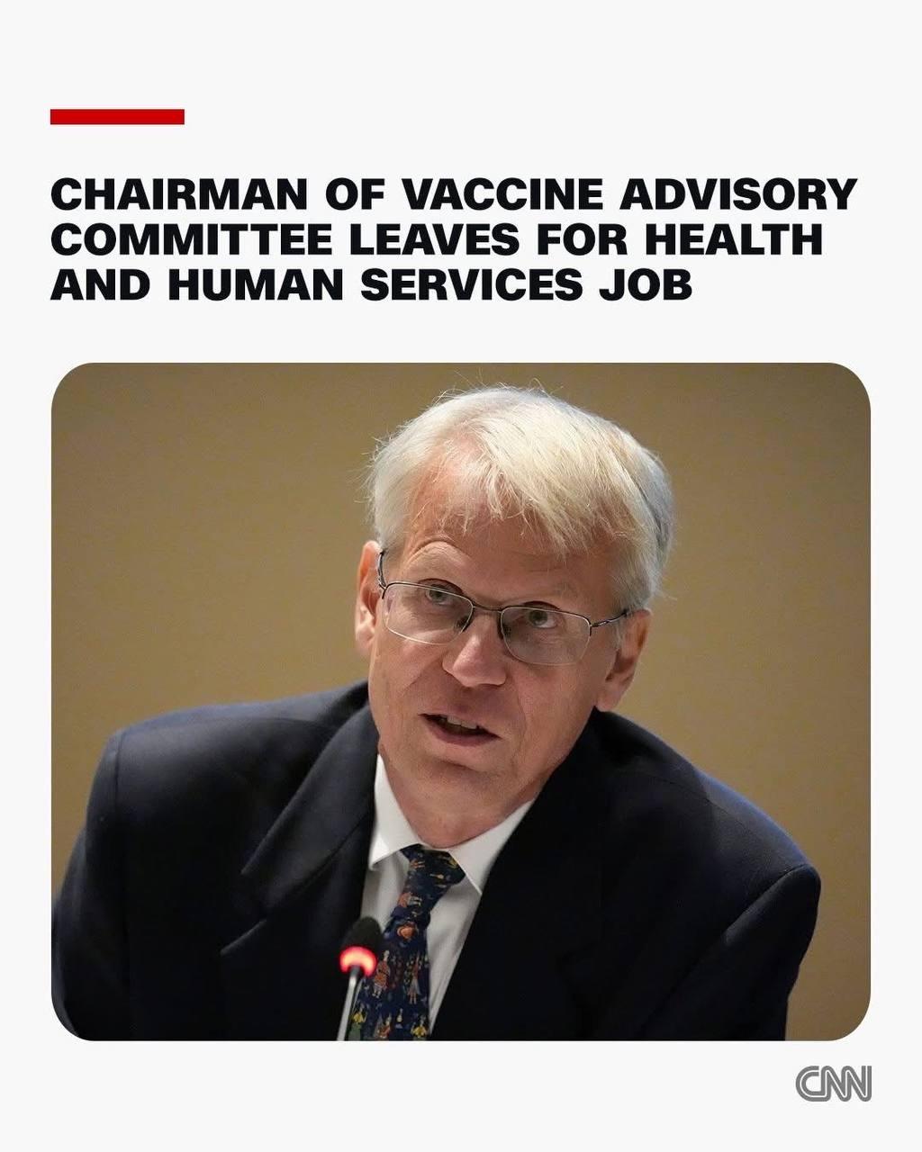 ប្រធានគណៈកម្មាធិការវ៉ាក់សាំងអាមេរិកចាកចេញ ត្រូវបានជំនួសដោយគ្រូពេទ្យប្រឆាំងវ៉ាក់សាំង