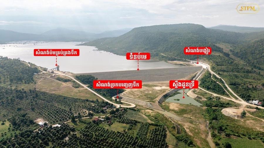 ទំនប់ដូនទ្រី សម្រេច១០០% ផ្ទុកទឹក១៦៣លានម៉ែត្រគូប បម្រើកសិកម្ម៣៧៥០០ហិកតា