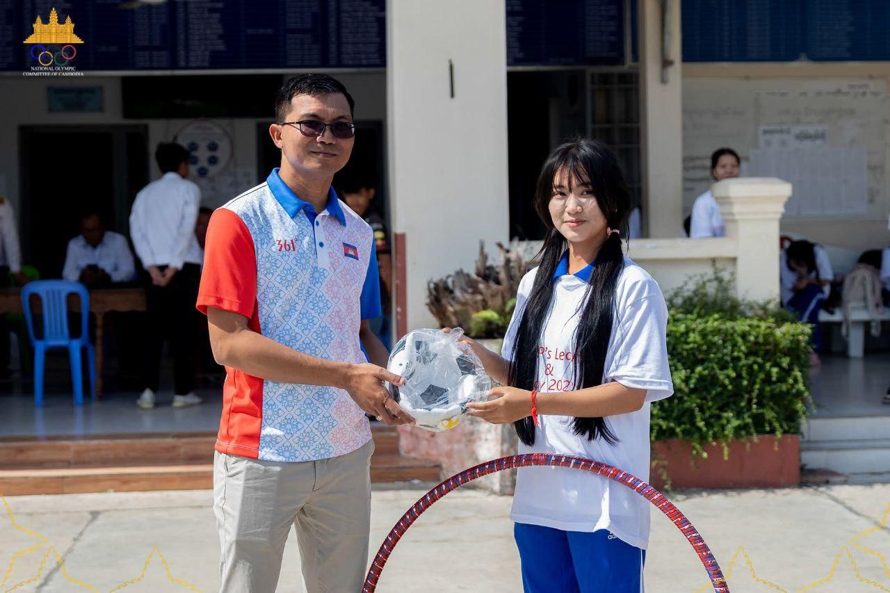 យុទ្ធនាការអប់រំគុណតម្លៃអូឡាំពិកផ្សព្វផ្សាយទៅយុវជនខេត្តកណ្ដាល