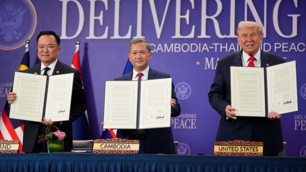 អាមេរិកប្រកាសជោគជ័យ! ថៃ-កម្ពុជាយល់ព្រមឈប់បាញ់ ត្រឡប់គោរពកិច្ចព្រមព្រៀងសន្តិភាព