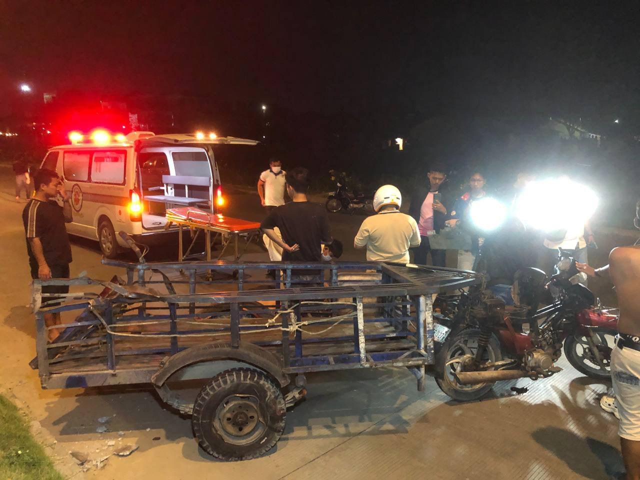 ឡានដឹកទំនិញបុកម៉ូតូសណ្តោងរ៉ឺម៉ក ធ្វើឲ្យស្ត្រីពោះធំរបួសធ្ងន់ និងគេចខ្លួនបាត់