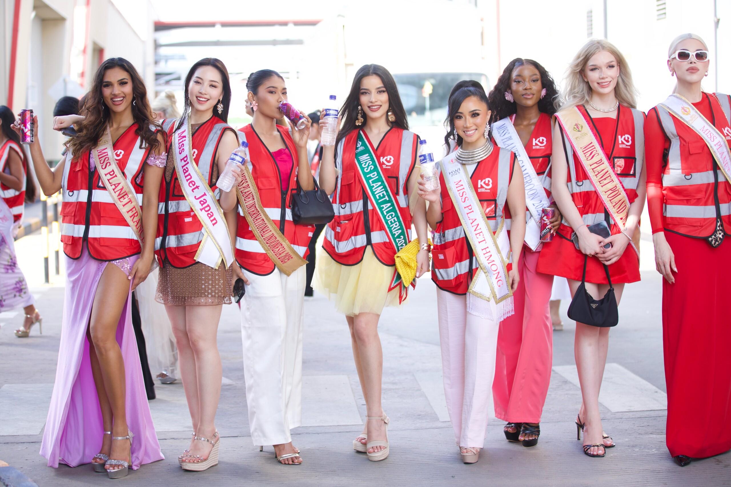 បវរកញ្ញា Miss Planet International ជាង ៤០ ប្រទេស ភ្ញាក់ផ្អើលអស់ចិត្ត នៅរោងចក្រ ខ្មែរ ប៊ែវើរីជីស