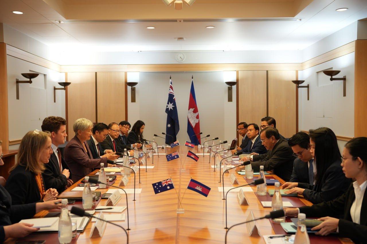 កម្ពុជា-អូស្ត្រាលី បើកឆាកសហប្រតិបត្តិការថ្មី ក្នុងដំណើរទស្សនកិច្ចផ្លូវការរបស់ឧបនាយករដ្ឋមន្ត្រីប្រាក់ សុខុន