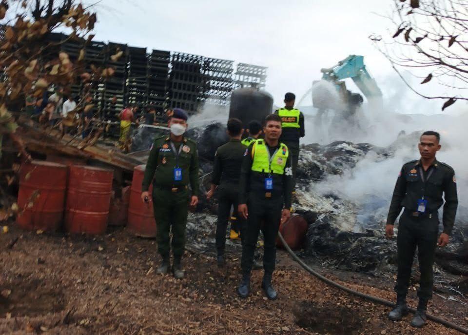 ដឹងមូលហេតុហើយ! ករណីអគ្គិភ័យឆេះឃ្លាំងស្តុកអេតចាយដ៏ធំក្នុងស្រុកឱរ៉ាល់