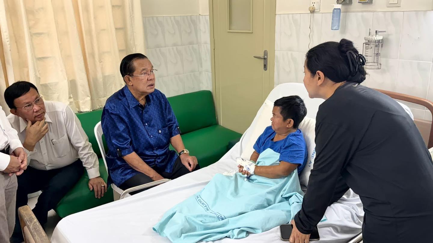 នាយក្រិនចេញពីមន្ទីរពេទ្យហើយ! សប្បាយចិត្តជួបកូនៗ តែស្រងោចដោយឪពុកទទួលមរណភាព