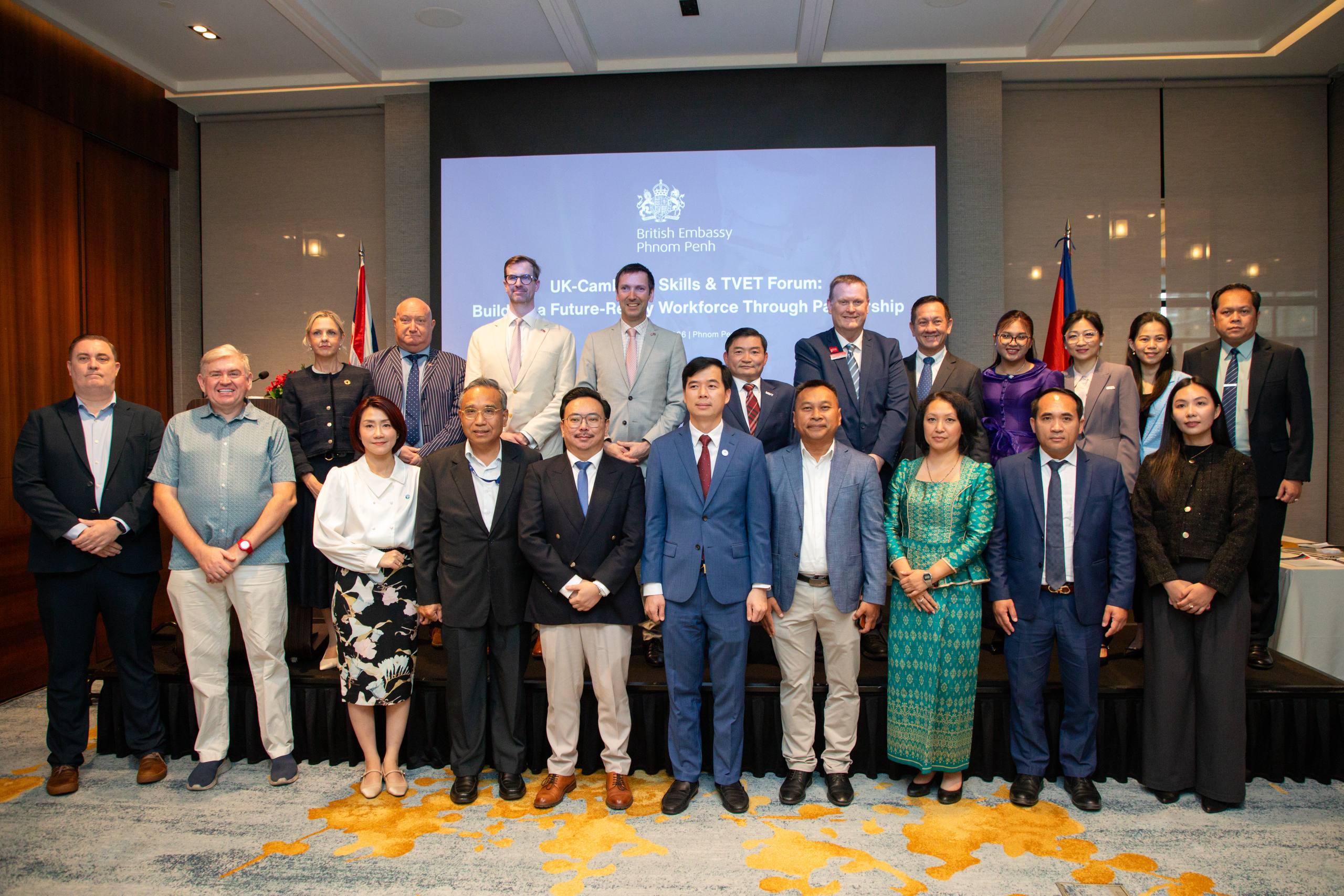 កម្ពុជា-អង់គ្លេស ចាប់ផ្តើមអនុវត្តកិច្ចសហការ TVET លំដាប់ពិភពលោក