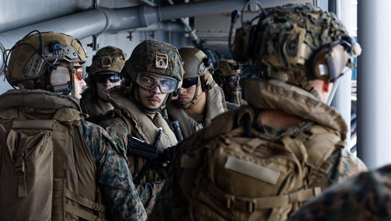 កងម៉ារីនអាមេរិកចំនួន ៣,៥០០នាក់ឈានជើងមកដល់មជ្ឈិមបូព៌ា ក្នុងពេលតានតឹងជាមួយអ៊ីរ៉ង់