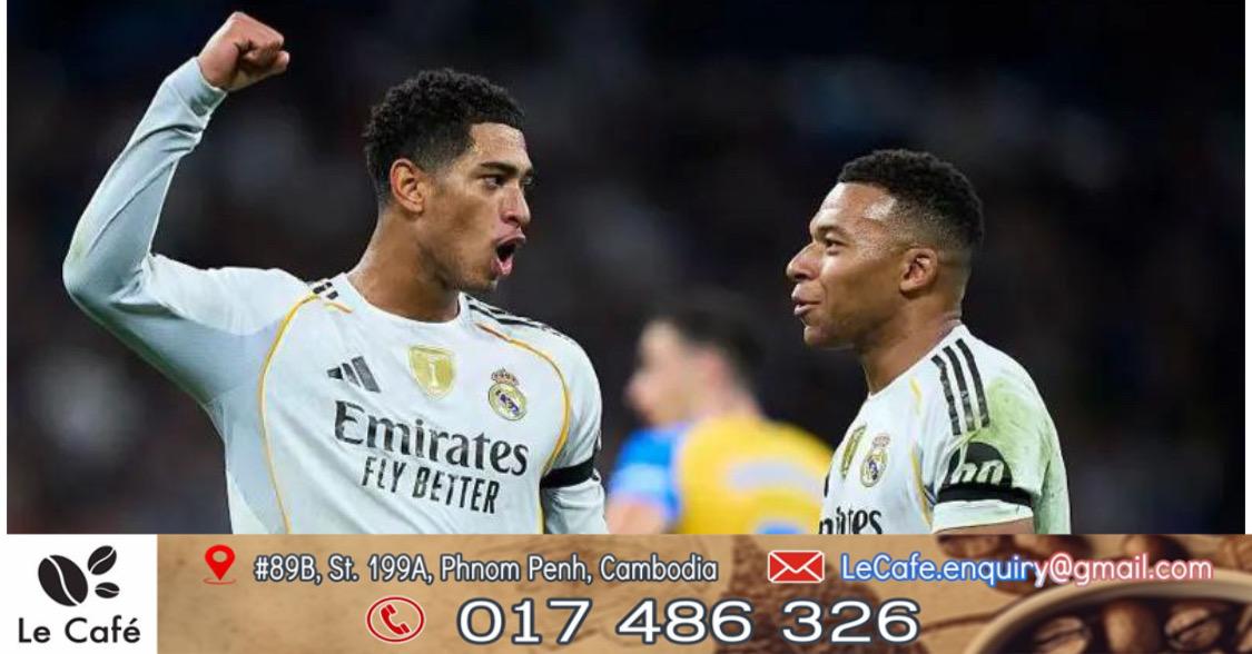 ខ្សែប្រយុទ្ធដ៏សំខាន់ Mbappe និង Bellingham ត្រឡប់មករួមក្រុម Real Madrid សម្រាប់ការប្រកួតដ៏សំខាន់នៅ Manchester City