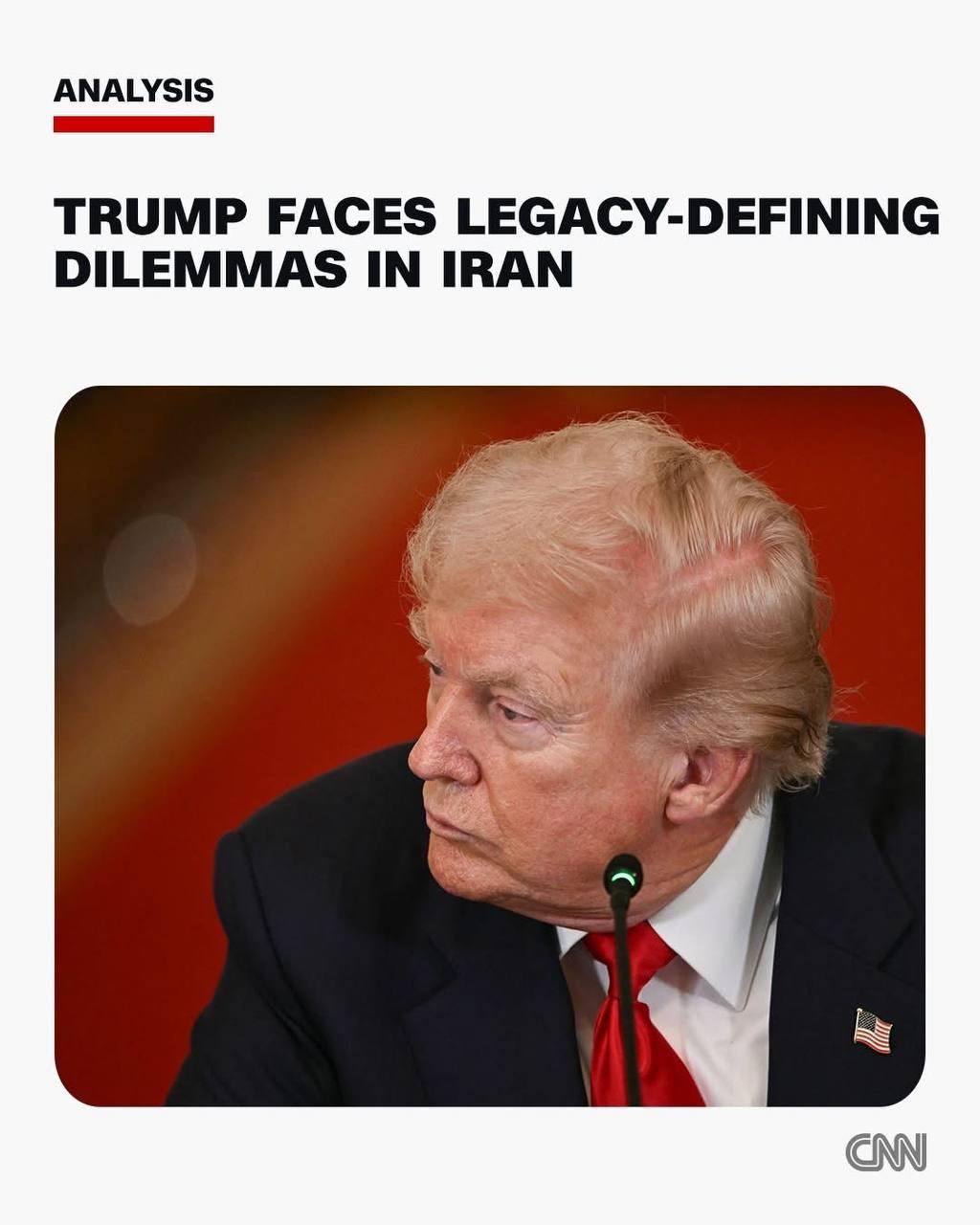 ត្រាំប្រឈមមុខនឹងវិបត្តិសង្គ្រាមអ៊ីរ៉ង់ ខណៈការគ្រប់គ្រងចាប់ផ្ដើមរអិលចេញពីដៃ