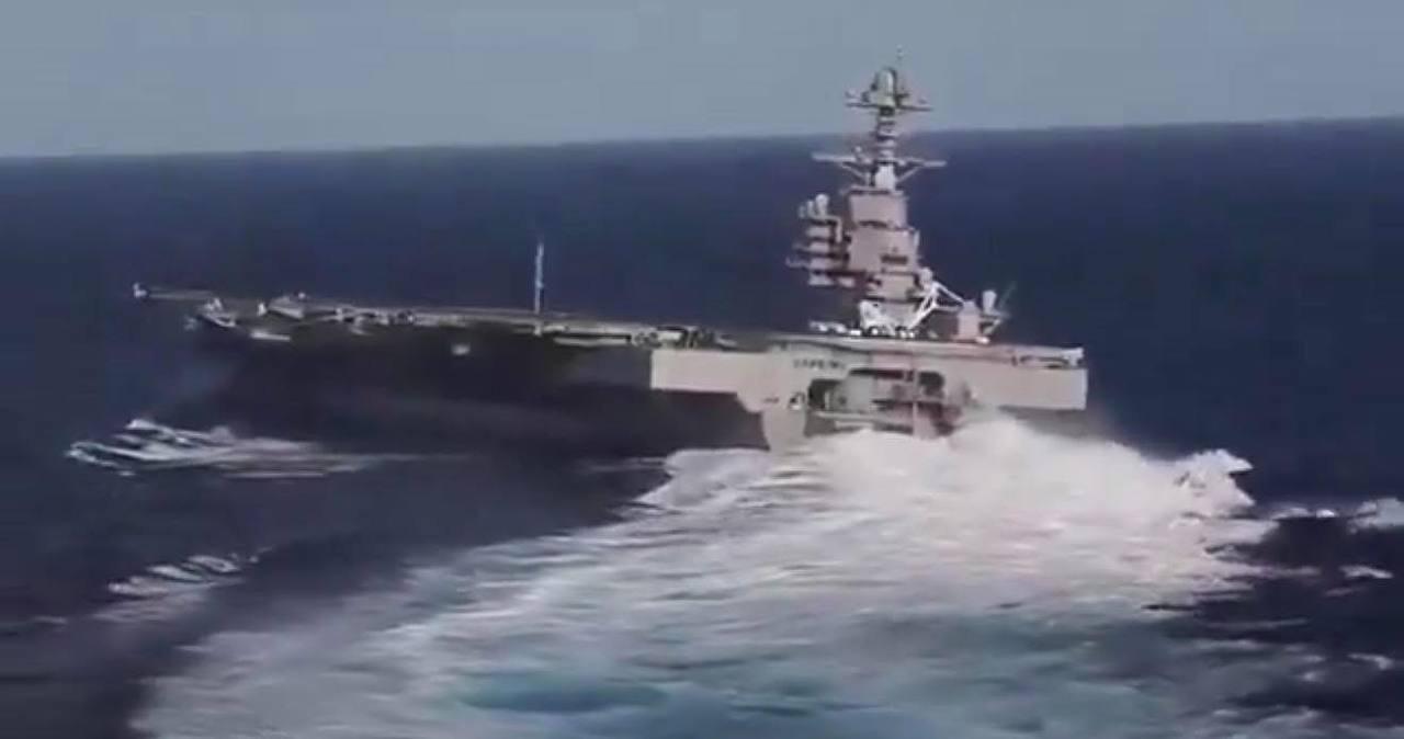 នាវាចម្បាំងអាមេរិក USS Gerald R. Ford ចូលសមុទ្រក្រហម បង្កើនសម្ពាធលើអ៊ីរ៉ង់