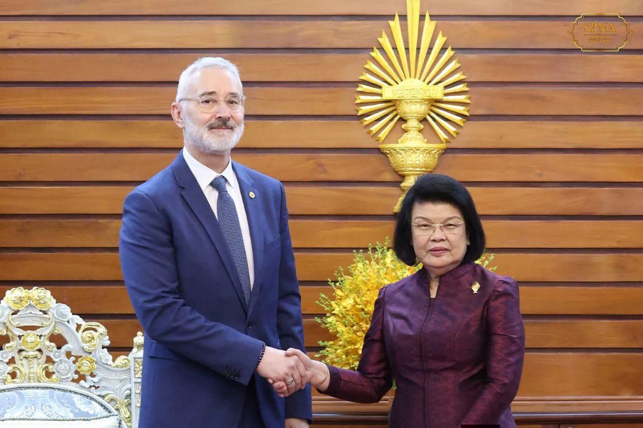 សម្តេចឃួន សុដារី ជួបអគ្គលេខាធិការរដ្ឋសភាហុងគ្រី ពង្រឹងសហប្រតិបត្តិការទ្វេភាគី