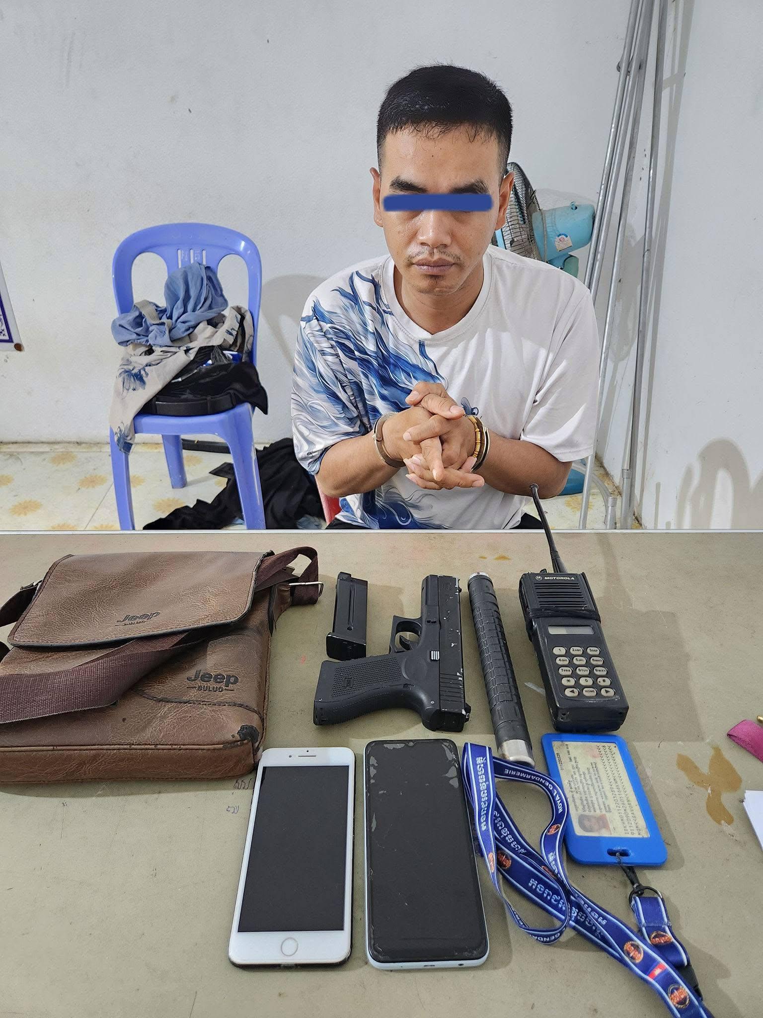 បុរសដកកាំភ្លើងគំរាមប្រជាពលរដ្ឋក្រោយគ្រោះថ្នាក់ចរាចរណ៍ ត្រូវបញ្ជូនទៅតុលាការ