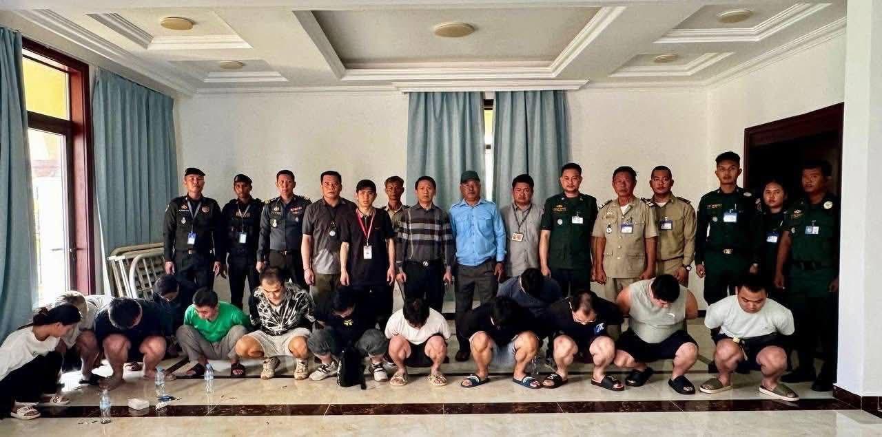 សមត្ថកិច្ចព្រះសីហនុឃាត់ខ្លួនជនបរទេស៧៧នាក់ រកឃើញកុំព្យូទ័រ៧៧គ្រឿងក្នុងប្រតិបត្តិការបង្ក្រាប Scam Online