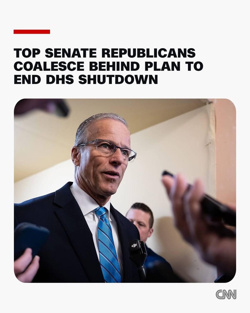 គណបក្សសាធារណរដ្ឋរួបរួមគ្នាជាមួយផែនការបើកក្រសួងសន្តិសុខមាតុភូមិឡើងវិញ ប៉ុន្តែត្រូវទទួលការទទួលស្គាល់ពីគណបក្សប្រជាធិបតេយ្យ