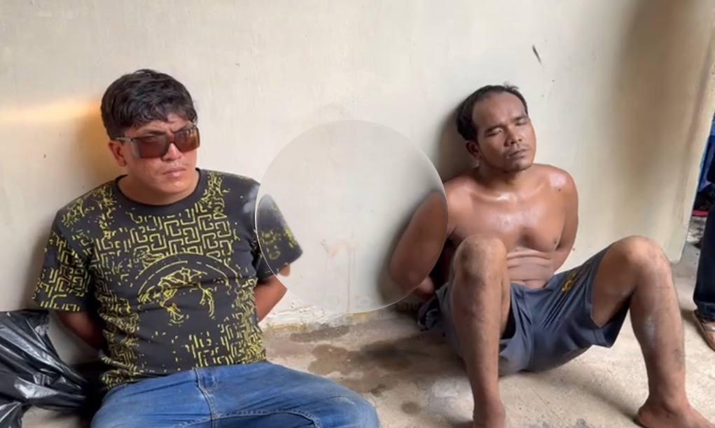 សមត្ថកិច្ចចាប់ជនសង្ស័យ២នាក់ ដកហូតកាំភ្លើង៣ដើម ក្រោយលួចម៉ូតូ