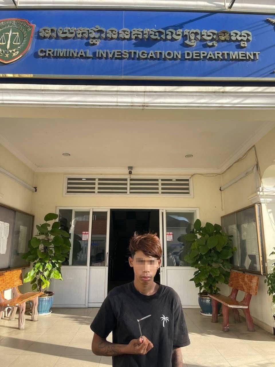 ចាប់បានចោរលួចម៉ូតូដៃគូរសកម្មនៅសែនសុខ ដកហូតឧបករណ៍កាច់សោរ