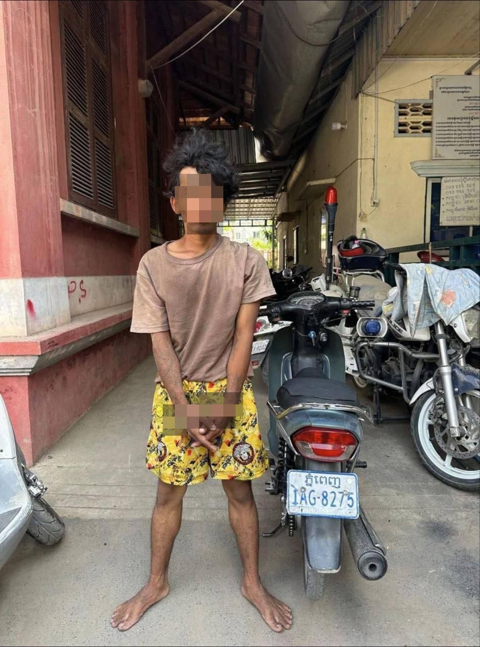 ជនសង្ស័យលួចម៉ូតូត្រូវបញ្ជូនទៅមណ្ឌលអប់រំកែប្រែក្រោយសួរនាំរួច