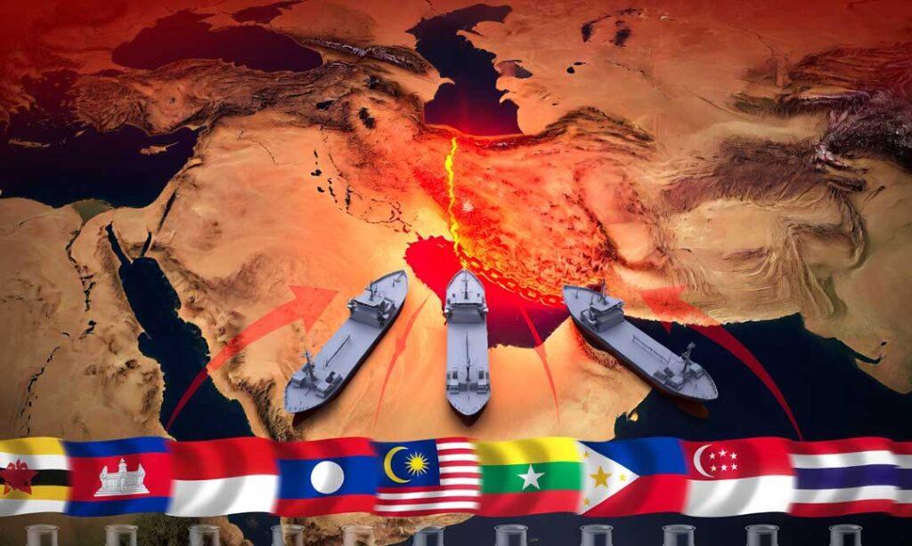 វិបត្តិថាមពលផ្ទុះ! អាស៊ានរងផលវិបាកធ្ងន់ធ្ងរពីសង្រ្គាមឆ្ងាយ តម្លៃប្រេងហក់ឡើងខ្ពស់