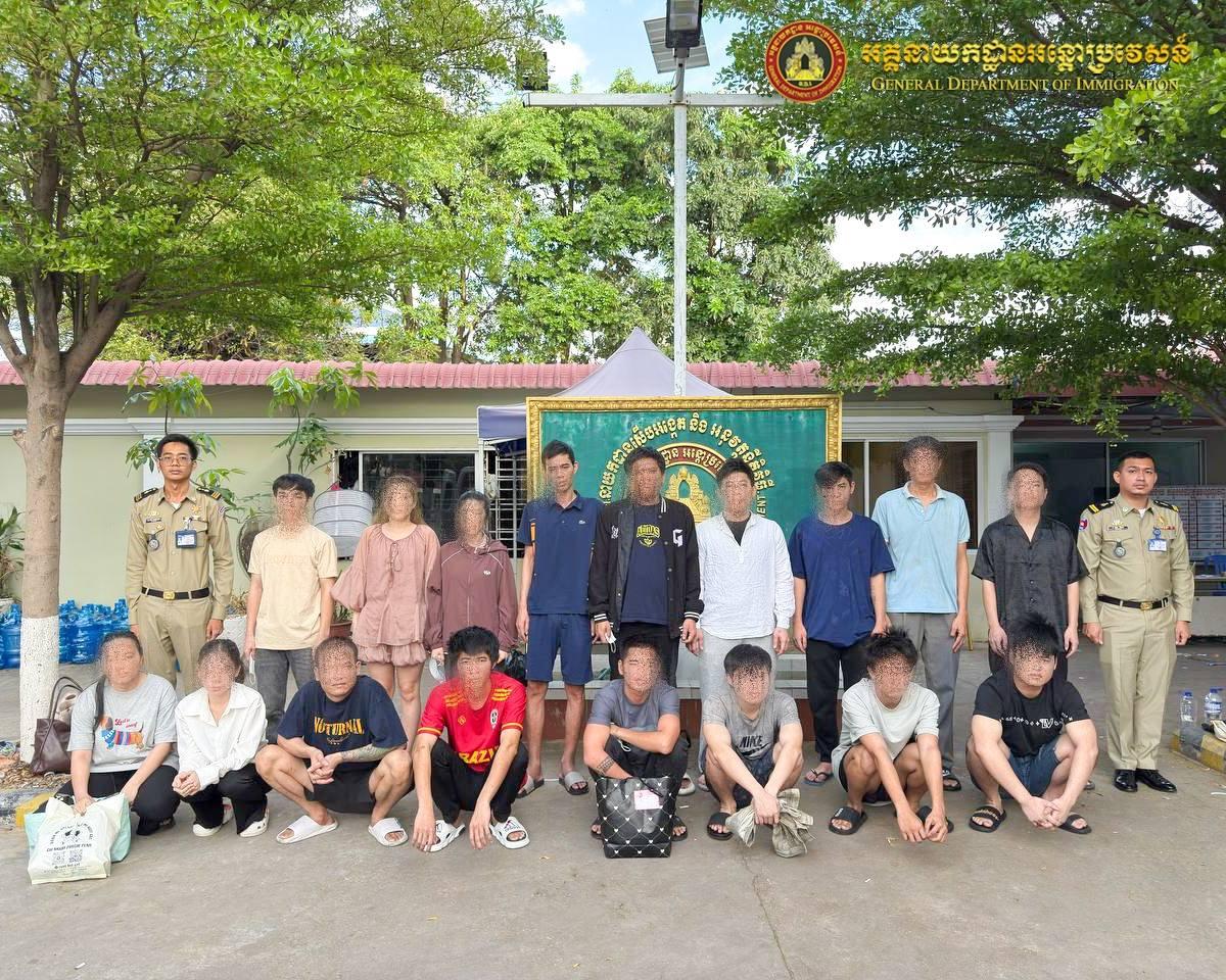 កម្ពុជាបណ្តេញជនបរទេស ៧២៤នាក់ក្នុង៣ថ្ងៃ ពាក់ព័ន្ធលួចឆ្លងដែននិងការងារខុសច្បាប់